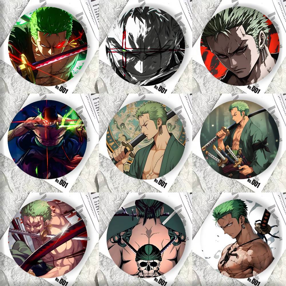 Cosplay Zone Anime Friends - Anime Coole R-Roronoa Z-Zoro Manga Abzeichen