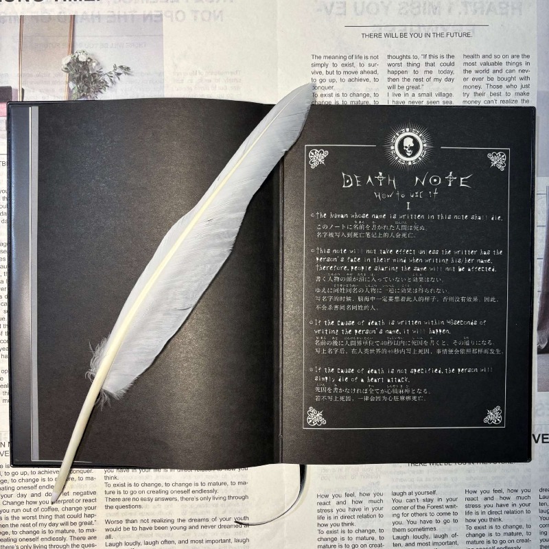 Death Note Replica - Neues Sammlerstück Death Note Notizbuch, Großes