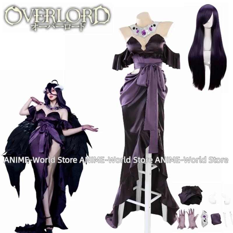 Anime Cosplay Albedo - Anime Overlord Staffel 4 Albedo Cosplay