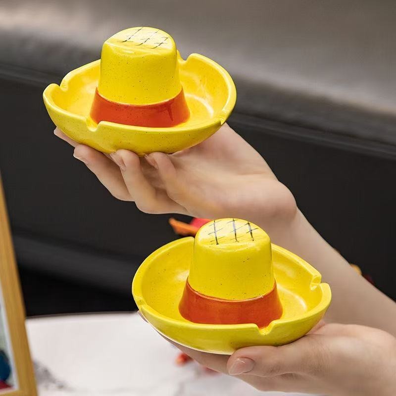 One Piece Straw Hat - One Piece Ruffy zweidimensionale Anime-Peripheriegeräte, kreative