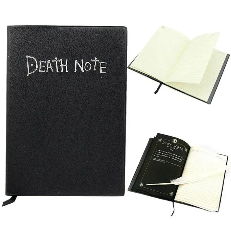 Death Note Replica - A5 Anime Death Note Notizbuch-Set Leder-Journal