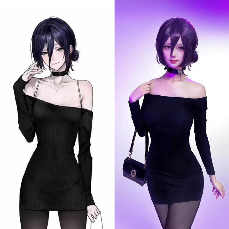 Anime Cosplay Chainsaw Man - Anime Kettensäge Mann Reze Cosplay Kostüm
