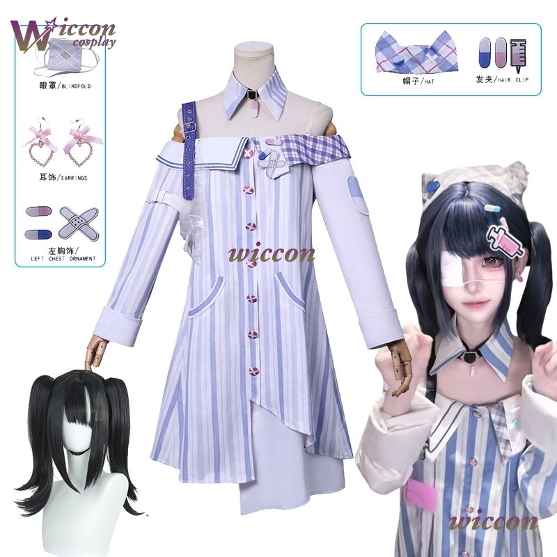 Anime Cosplay Outfit Ideas - Augenklappe Jirai Kei Infinity Nikki Cosplay