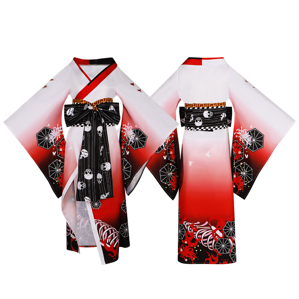 Anime Cosplay Chainsaw Man - Chainsaw Man Hyakkiyakou Kimono Cosplay Kostüm