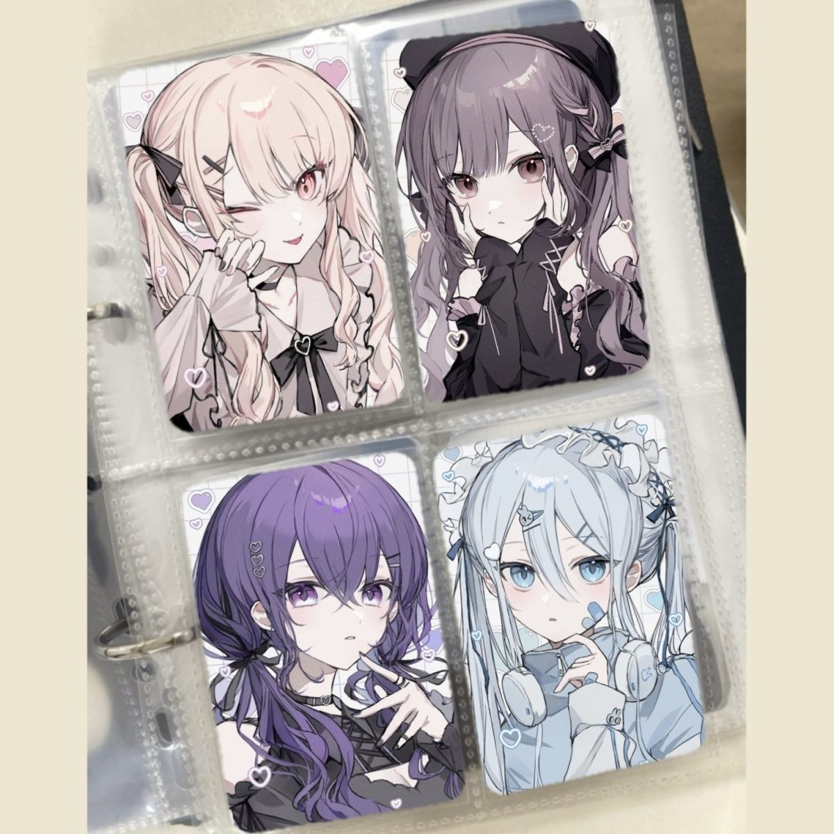 Anime Cosplay Photo - 4PCS Anime Projekt Sekai Nightcord Lomo