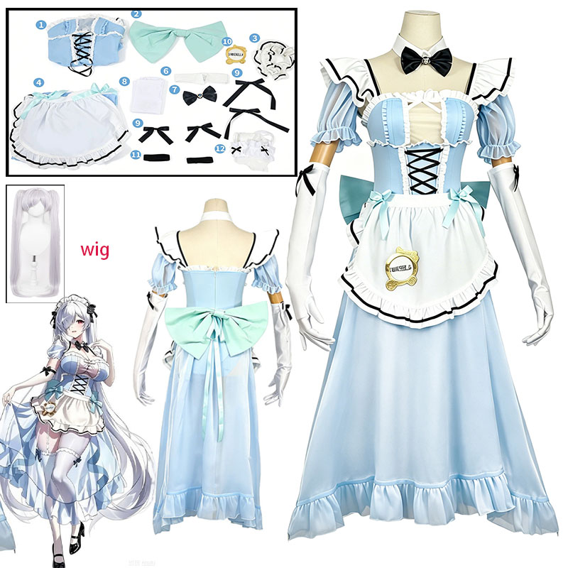 Anime Cosplay Maid - WHH Anime Game NIKKE Pilgrim Cosplay