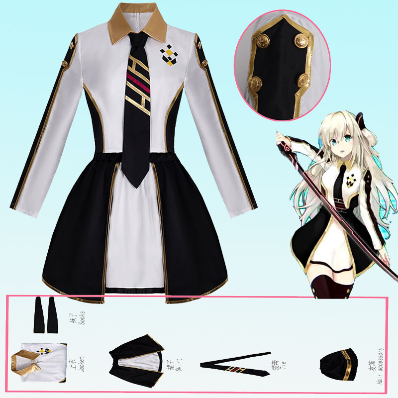 Anime Cosplay Maid - Anime Damen Kostüm Cosplay Anzug Sky