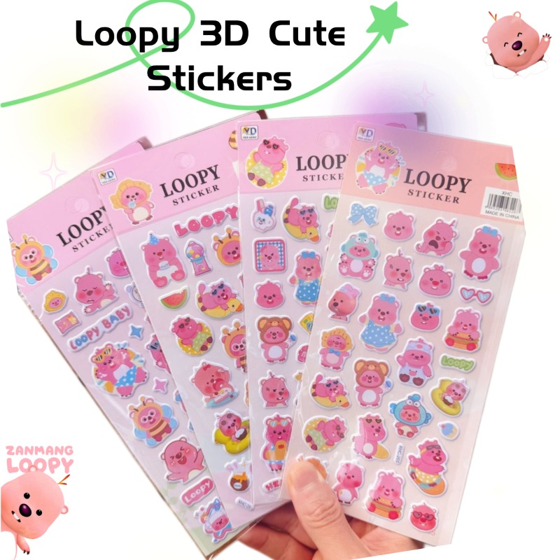 Anime Cosplay Roleplay - Neue Pororo Anime Niedliche Loopy 3D