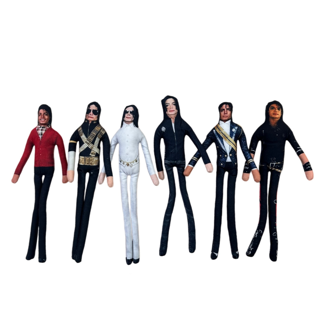 Anime Cosplay Roleplay - 1-6 Stück Michael Jackson Cosplay Requisiten-Puppe