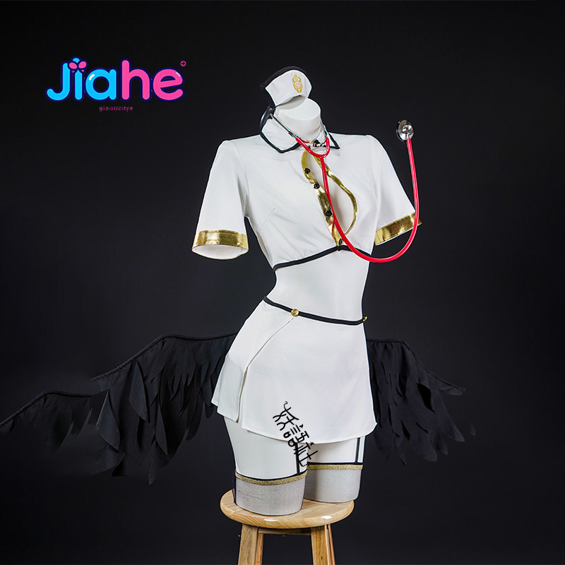 Anime Cosplay Albedo - Anime Overlord Albedo Cosplay Kostüm Neue