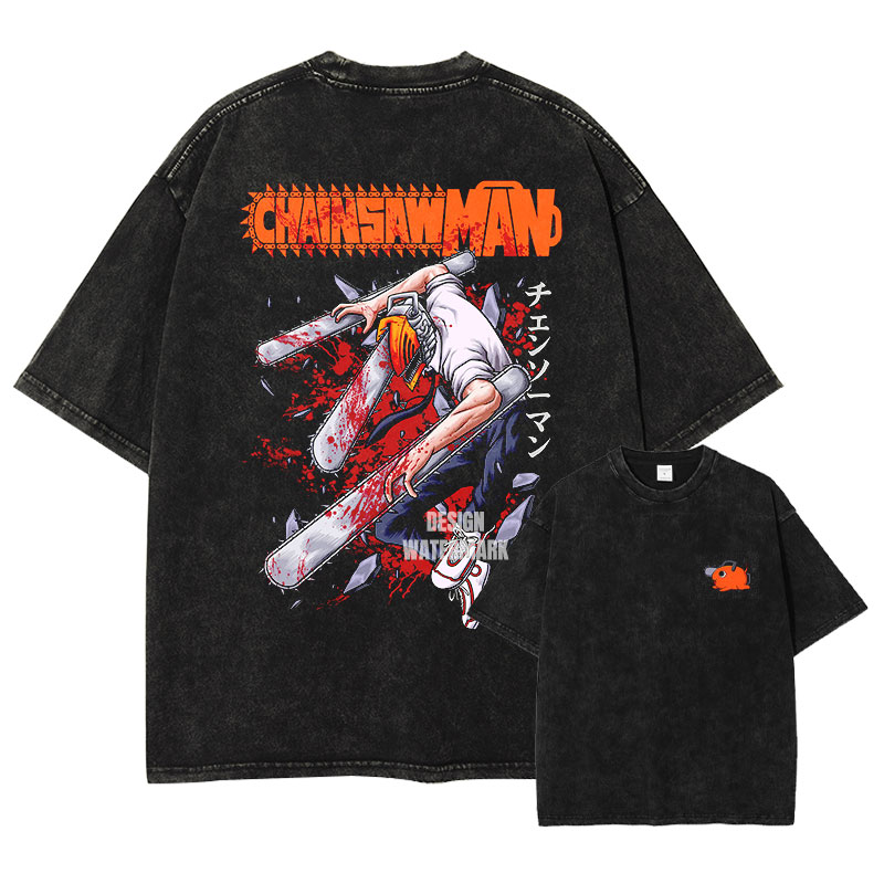 Bandai Anime Denji T-Shirt Vin – Anime Cosplay Chainsaw Man Bewertung und Preis
