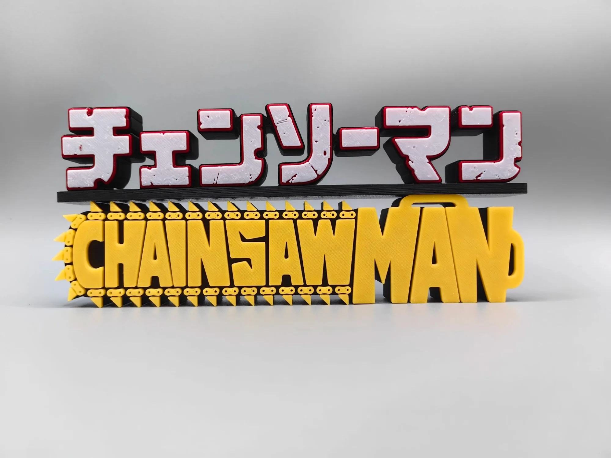 Anime Kettensäge Mann 3D Logo  – Anime Cosplay Chainsaw Man Bewertung und Preis