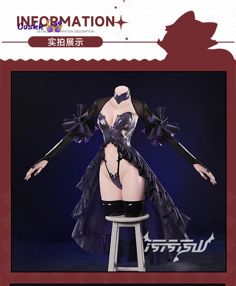 Neues Shuten Douji Cosplay-Kos – Cosplay Anime Black Bewertung und Preis