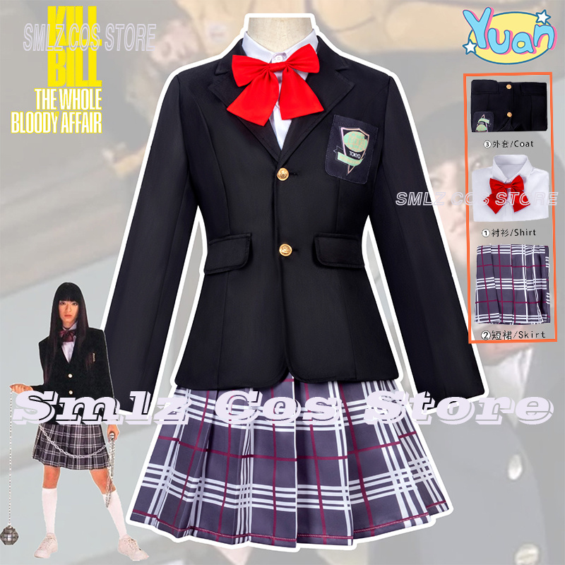 Anime Gogo Yubari Cosplay Kost – Cosplay Anime Black Bewertung und Preis