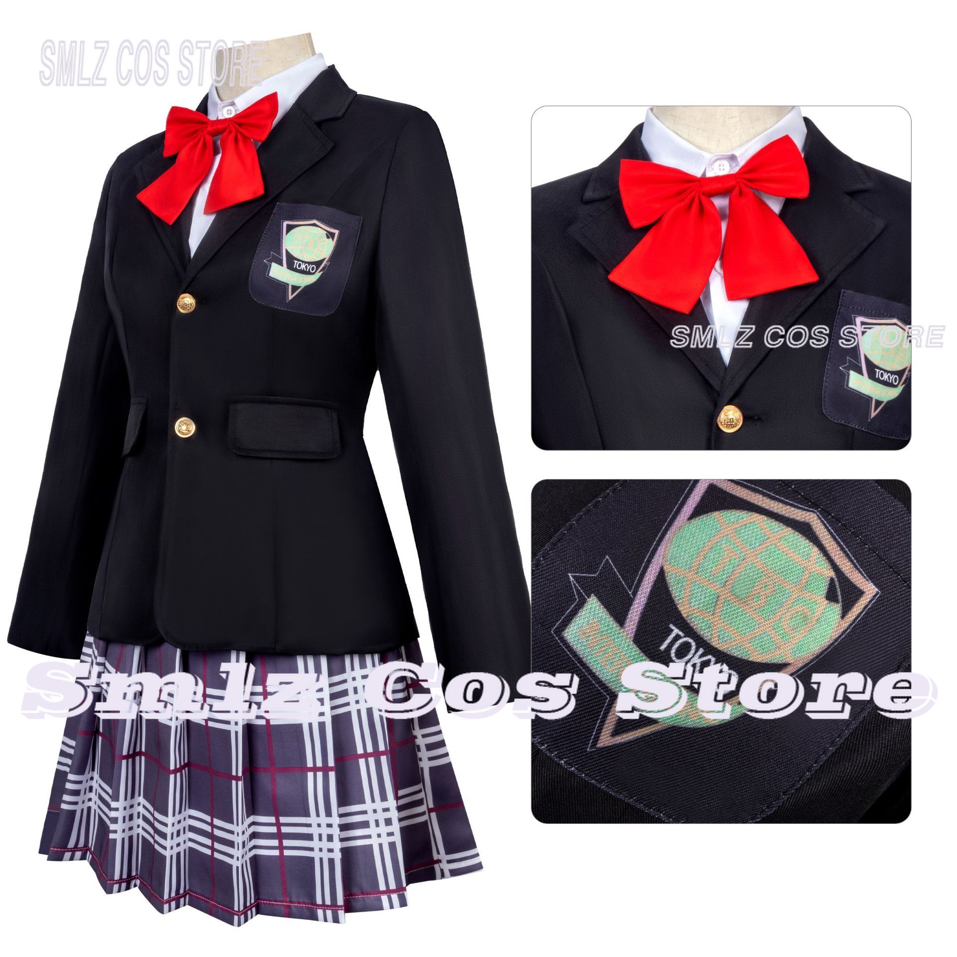 Anime Gogo Yubari Cosplay Kost – Cosplay Anime Black Bewertung und Preis