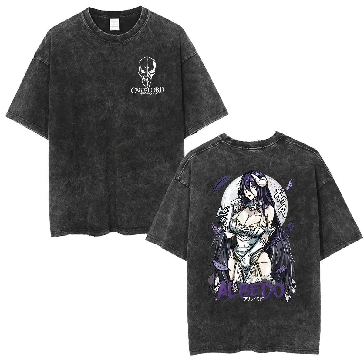 Vintage Washed Anime Overlord  – Anime Cosplay Albedo Bewertung und Preis