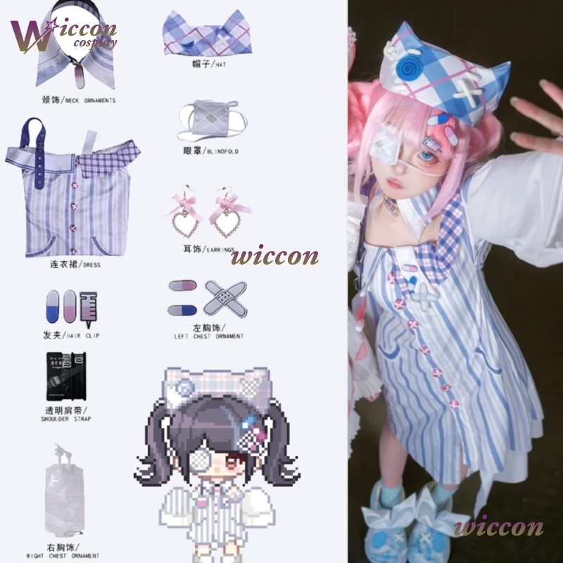 Augenklappe Jirai Kei Infinity – Anime Cosplay Outfit Ideas Bewertung und Preis
