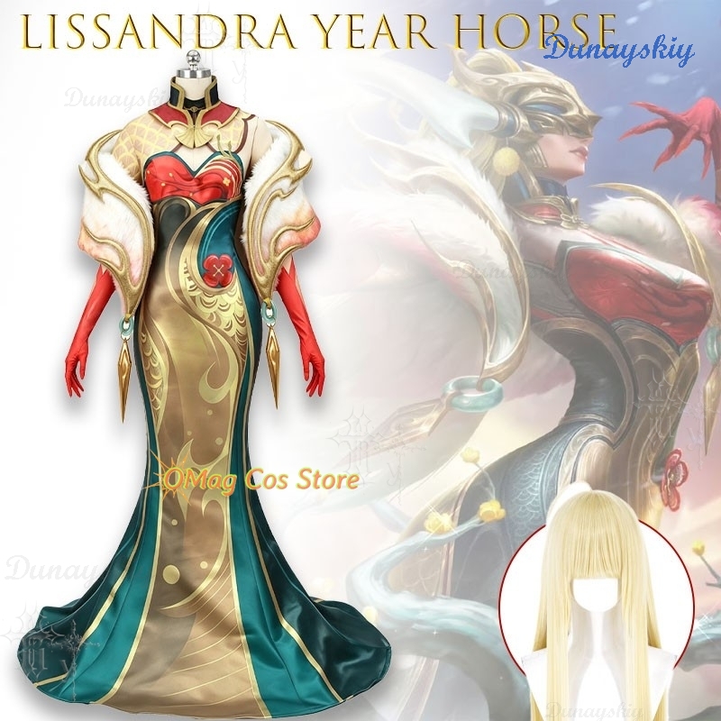 Lissandra Year The Horse Prest – Anime Cosplay Outfits Female Bewertung und Preis
