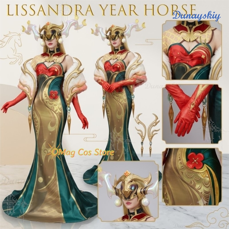 Lissandra Year The Horse Prest – Anime Cosplay Outfits Female Bewertung und Preis