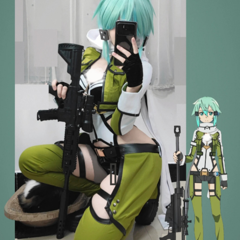SAO Sword Art Online GGO Sinon – Cosplay Anime Online Bewertung und Preis