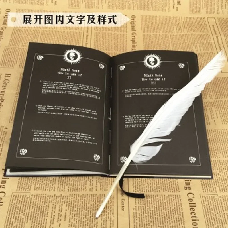 A5 Anime Death Note Notizbuch- – Death Note Replica Bewertung und Preis