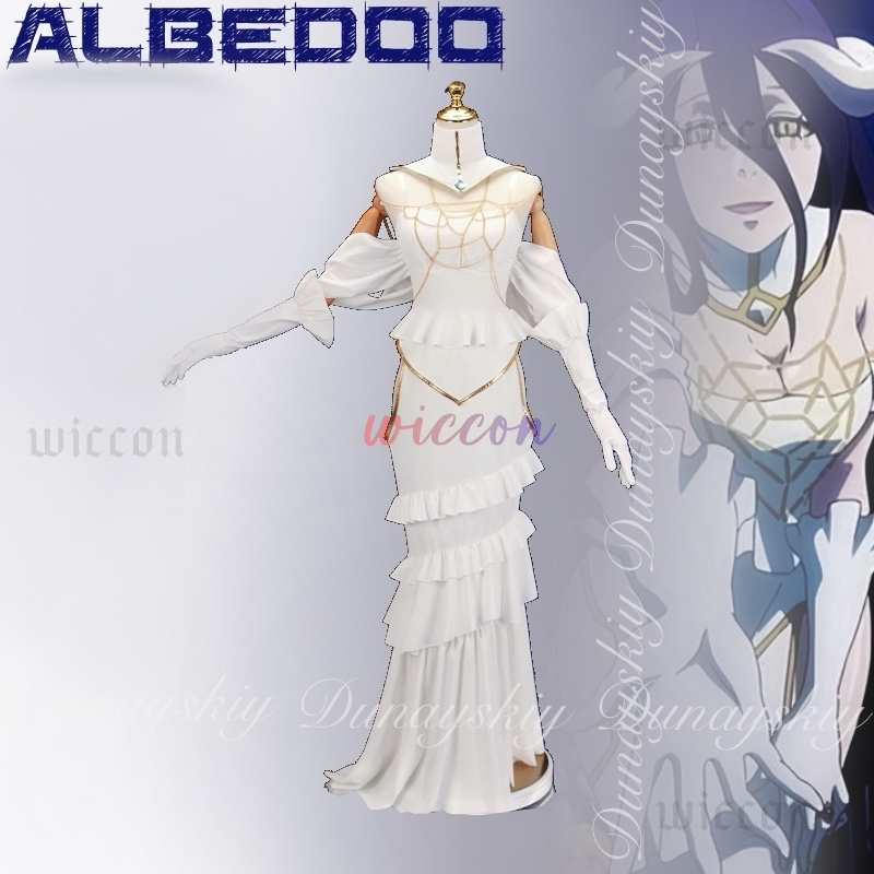 Overlord Albedo Cosplay Weißes – Anime Cosplay Albedo Bewertung und Preis