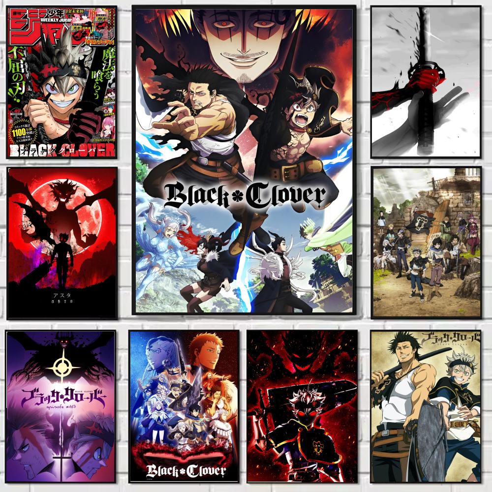 Anime B-Black Hot Clover Poste – Black Clover Grimoire Bewertung und Preis