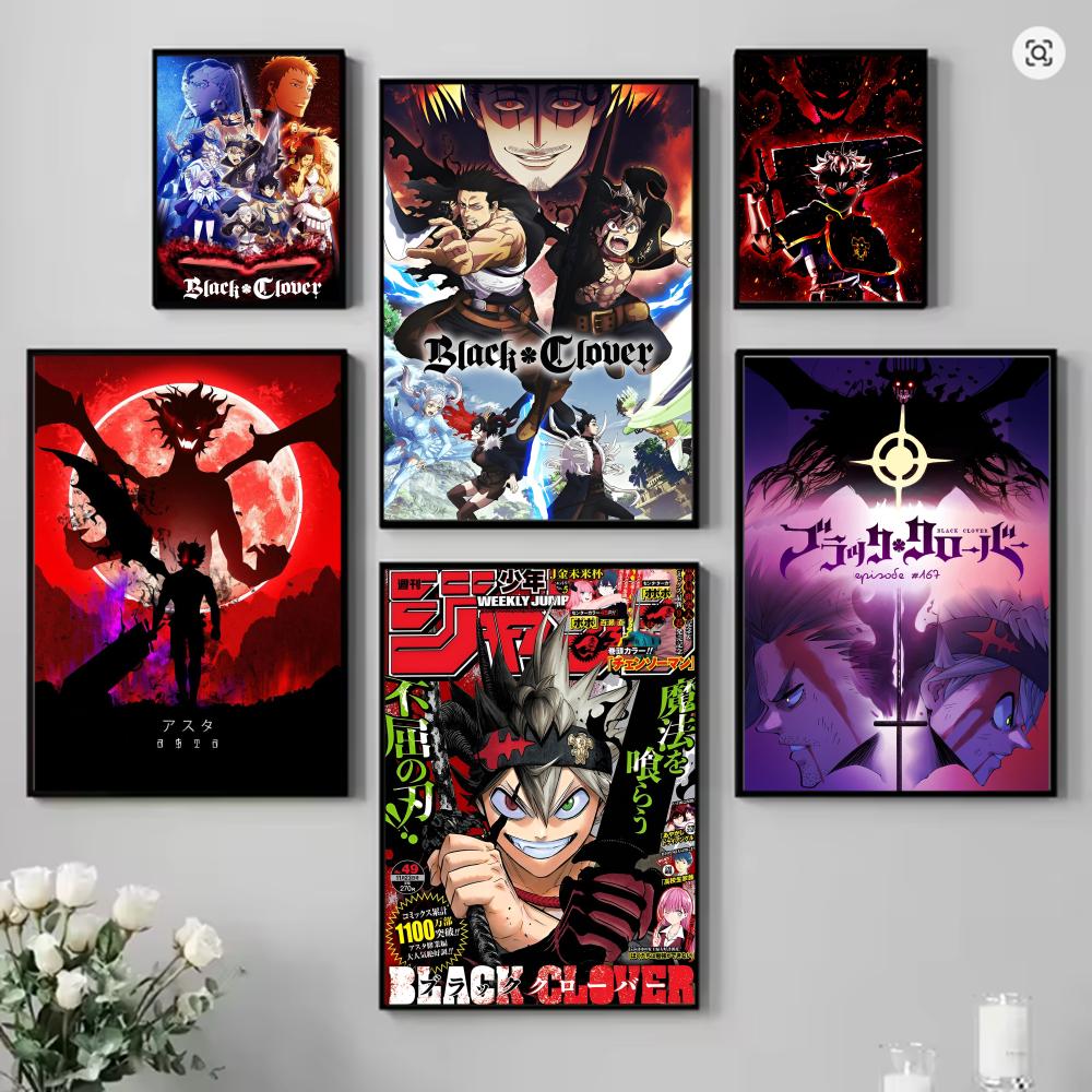 Anime B-Black Hot Clover Poste – Black Clover Grimoire Bewertung und Preis