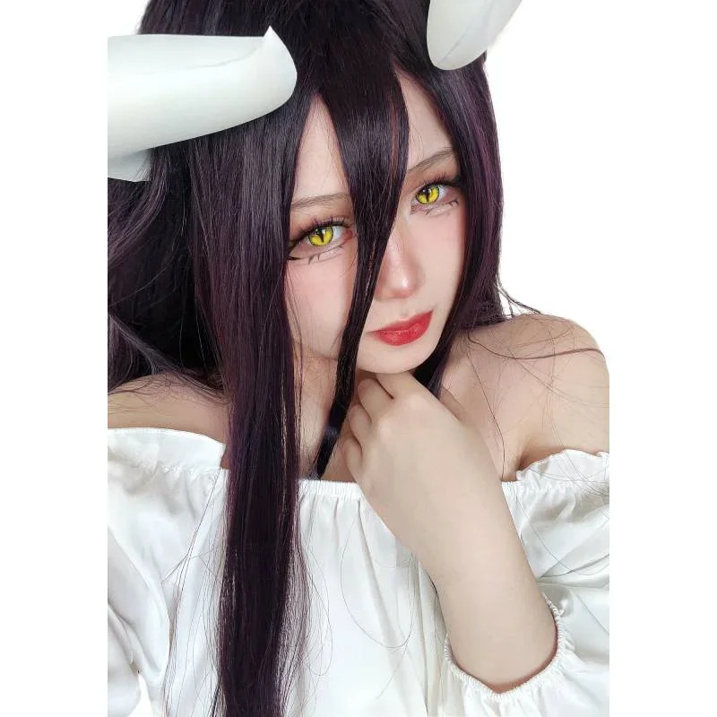 2026 Weiße Hörner mit Clips fü – Anime Cosplay Albedo Bewertung und Preis
